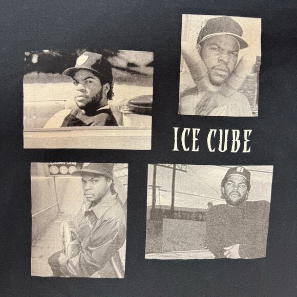 Ice Cube Graphic T-Shirt Black Men’s Medium Rap Hip Hop Tee Vintage Style - Picture 3 of 6